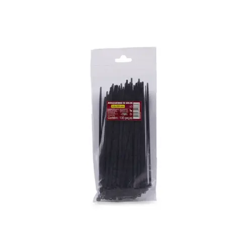 Abraçadeira Nylon 4,8x200mm Preto Pct 100un. Force Line