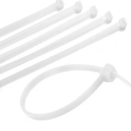 Abraçadeira Nylon 4,8x400mm Branca Pct 100un. Force Line