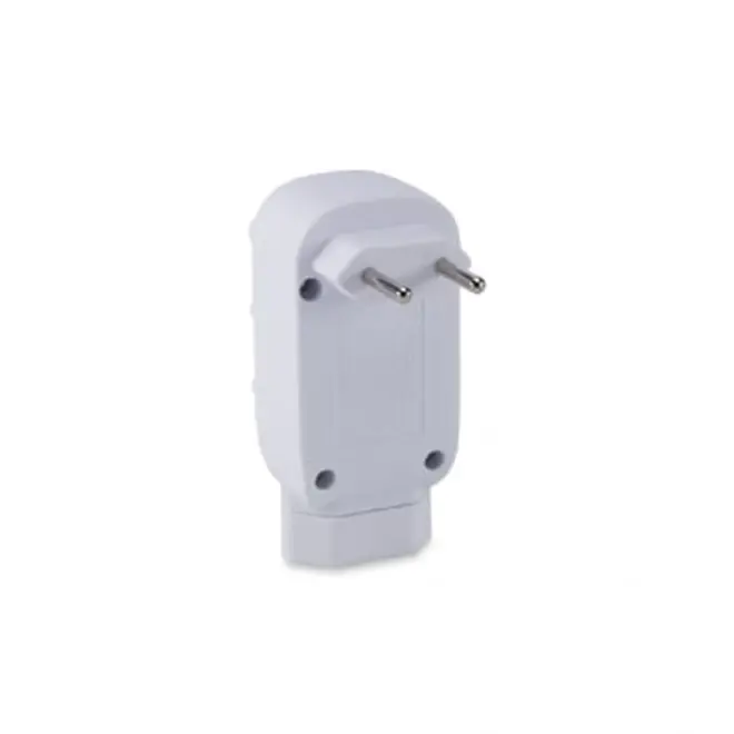 Adaptador 2P com 04 saídas para Tomada 10A 250v Branco Force Line