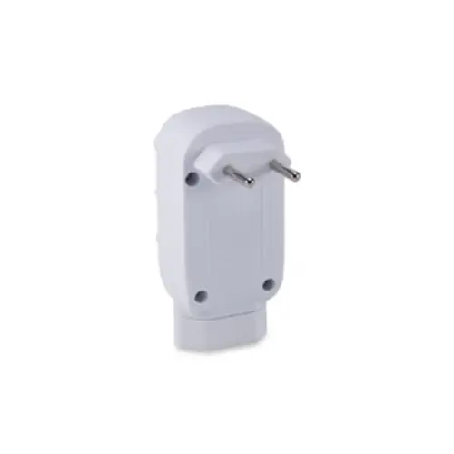 Adaptador 2P com 04 saídas para Tomada 10A 250v Branco Force Line