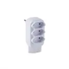 Adaptador 2P com 04 saídas para Tomada 10A 250v Branco Force Line