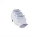 Adaptador 2P com 04 saídas para Tomada 10A 250v Branco Force Line