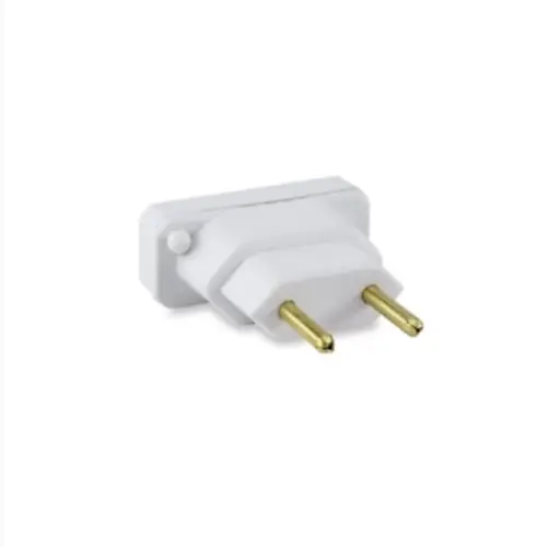 Adaptador Bipolar Chato Antigo p/Tom Nova Branco 10A 4315 Force Line