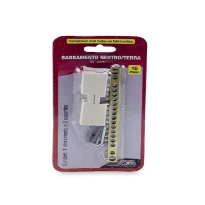 Barramento Neutro e Terra 16DIN 0600400013 Force Line