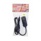 Extensão 3 Tomadas Tripolar 20A 3M Preto Biv Force Line