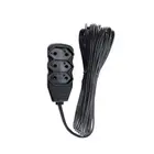 Extensão Slim 3Tomadas 2P 10A 5M Preto Bivolt Force-Line