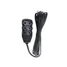 Extensão Slim 3Tomadas 2P 10A 3M Preto Bivolt Force-Line