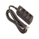 Filtro de Linha 03 Tomadas 20A 1,5m Preto Force Line