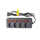 Filtro de Linha 04Tomadas Circuit Breaker 10A 1M Force Line