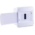 Quadro Distribuição de Embutir 04 Disjuntores s/ Barramento Branco Force Line