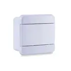 Quadro Distribuição de Embutir 04 Disjuntores s/ Barramento Branco Force Line