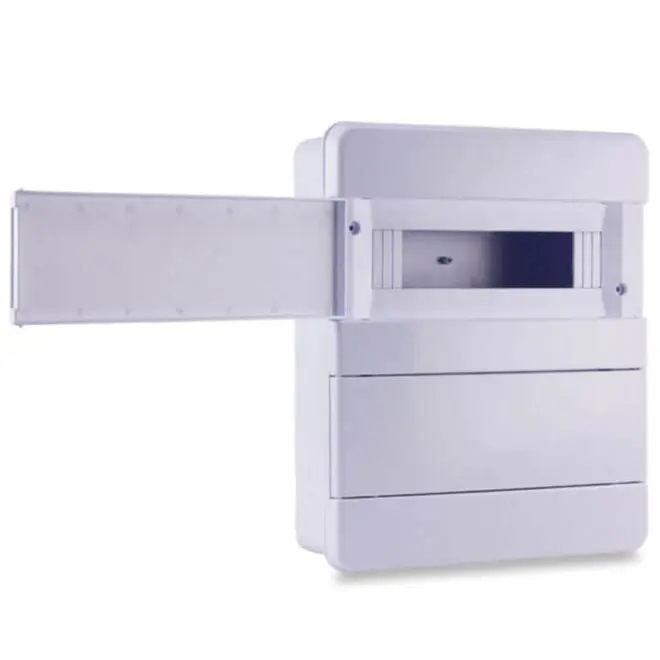 Quadro Distribuição de Embutir 24 Disjuntores s/ Barramento Branco Force Line