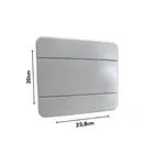 Quadro Distribuição de Embutir 08 Disjuntores s/ Barramento Branco Force Line