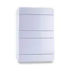 Quadro Distribuição de Embutir 16 Disjuntores s/ Barramento Branco Force Line