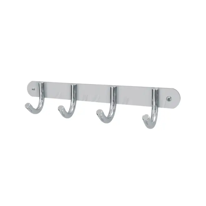 CABIDE ALUMINIO 4 GANCHOS CROMADO SICMOL