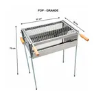 Churrasqueira Inox Pop 57x38 Quality Grill