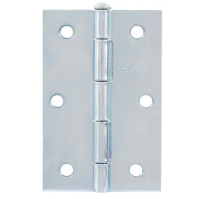 Dobradiça Pino Rev. Galvanizado 3.1/2" 03 Peças União Mundial