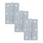 Dobradiça Pino Rev. Galvanizado 3.1/2" 03 Peças União Mundial