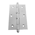 Dobradiça Leve Cromado 3.1/2"x2.5/16" C/ Anel 03 Peças União Mundial