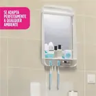 Armário com Espelho para Banheiro Branco 6100/1 Primafer