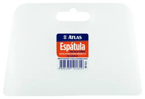 Espátula Plástica para Massa Corrida 13,1cm Atlas