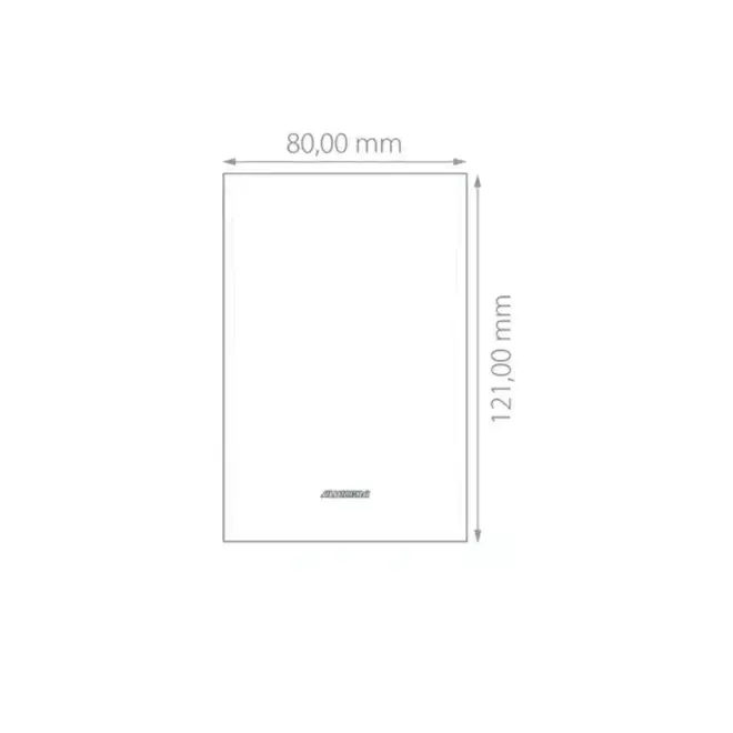 Conjunto 02 Interruptores Simples com Placa 10A 250v InovaPro 85039 Alumbra