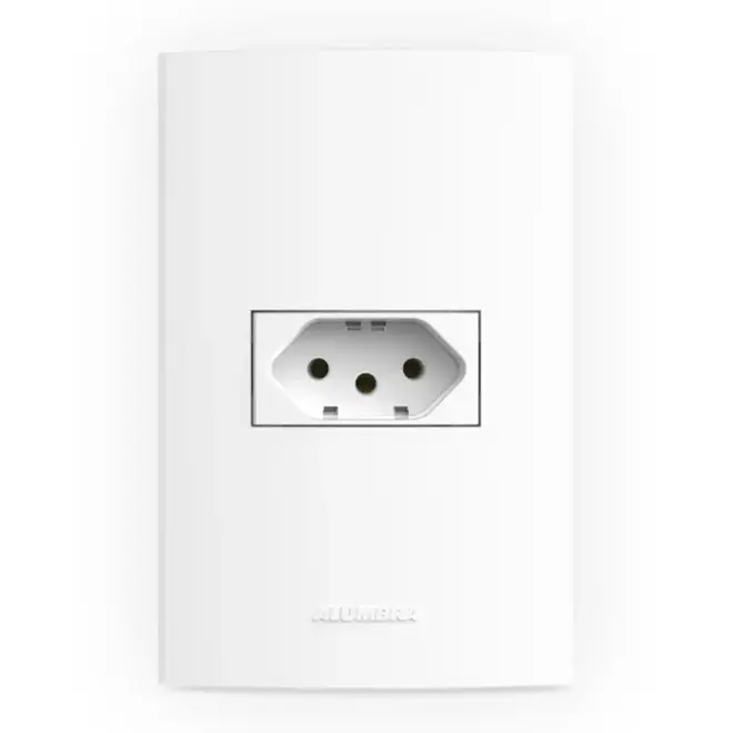 Conjunto Tomada 2P+T c/Placa 20A 250v InovaPro 85056 Alumbra