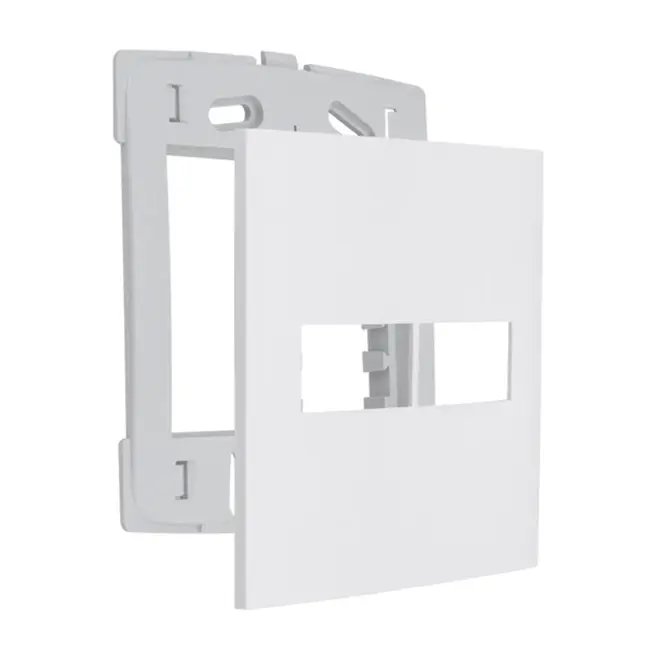 Placa 4x4 Branco 2 Módulos Separados com Suporte 4x4 InovaPro 85004 Alumbra