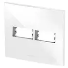 Placa 4x4 Branco 2 Módulos Separados com Suporte 4x4 InovaPro 85004 Alumbra