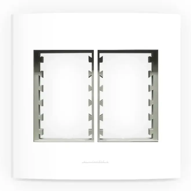 Placa 4x4 Branco 6 Módulos com Suporte 4x4 InovaPro 85006 Alumbra