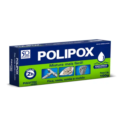 Massa Epoxi Polyfort 100g Pulvitec