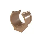 Abraçadeira de Impacto 1" Marrom Estrela