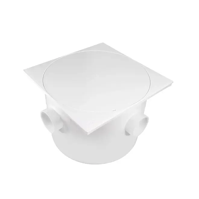 Caixa de Gordura Econômica Tampa Quadrada 04L c/ Cesto Branco Estrela