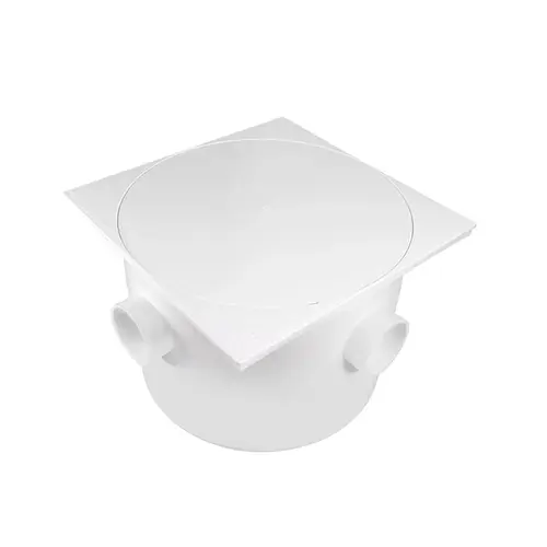 Caixa de Gordura Econômica Tampa Quadrada 04L c/ Cesto Branco Estrela