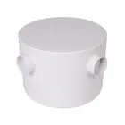 Caixa de Gordura Econômica Tampa Redonda 04L c/ Cesto Branco Estrela