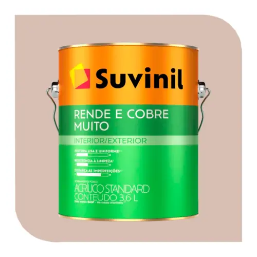 TINTA ACRILICA SUVINIL RENDE E COBRE MUITO 3,6L ALLURE