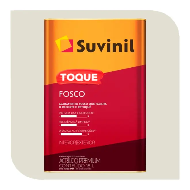 TINTA TOQUE FOSCO 18L ALGODAO EGIPCIO SUVINIL