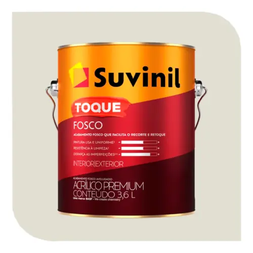 TINTA TOQUE FOSCO 3,6L ALGODAO EGIPCIO SUVINIL