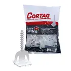 Espaçador Nivelador Easy Spin 1,0mm 62592 50 Unidades Cortag