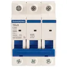 Disjuntor Din Tripolar Tdj3 50A Curva C Tramontina