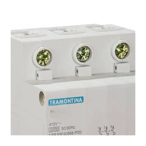 Disjuntor Din Tripolar Tdj3 63A Curva C Tramontina