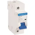 Disjuntor Din TDJ10 Unipolar 100A Curva C Tramontina