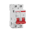 Disjuntor Bipolar Curva C 20A - SDD62C20 - Steck