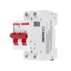 Disjuntor Bipolar Curva C 25A - SDD62C25 - Steck