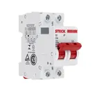 Disjuntor Bipolar Curva C 50A - SDD62C50 - Steck
