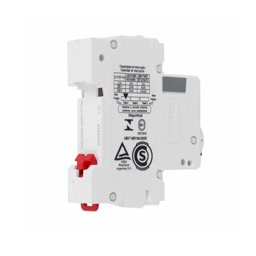 Disjuntor Unipolar Curva C 25A - SDD61C25 - Steck