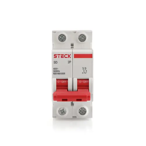 Disjuntor Bipolar Curva C 16A SDD62C16 Steck