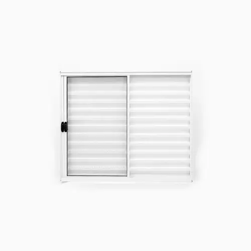 Veneziana 3Folhas Branco 100x150 sem Grade Lux