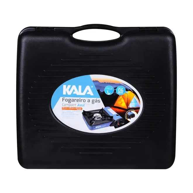 Fogareiro Portátil Compact Azul a Gás Kala