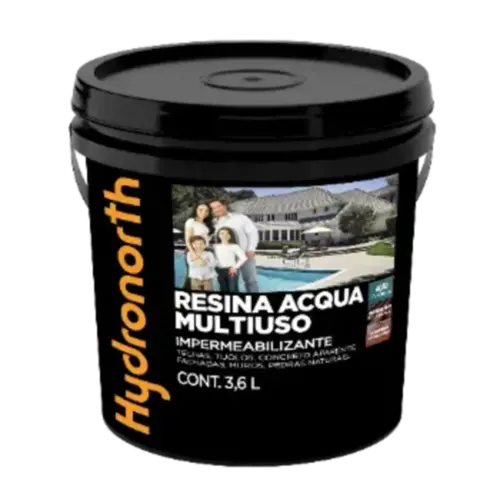 Resina Multiuso Acqua Brilhante Incolor 3,6L Hydronorth
